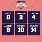 Baltimore Ravens 2025 Home Jersey Wall Art Prints (Choose Your Player) Page 1