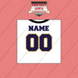 Baltimore Ravens Personalized Current Away Jersey Wall Art Prints