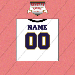 Baltimore Ravens Personalized Current Away Jersey Wall Art Prints