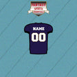 Baltimore Ravens Personalized Current Home Jersey Car Decals