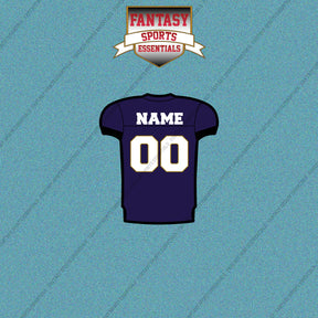 Baltimore Ravens Personalized Current Home Jersey Car Decals