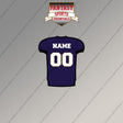 Baltimore Ravens Personalized Current Home Jersey Magnets