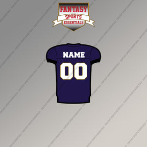 Baltimore Ravens Personalized Current Home Jersey Magnets