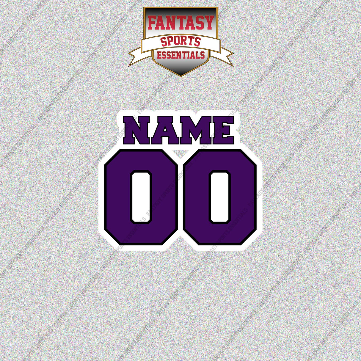 Baltimore Ravens Personalized Current Name and Number Glossy Stickers