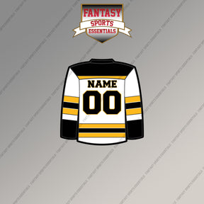 Boston Bruins Personalized Current Away Jersey Magnets