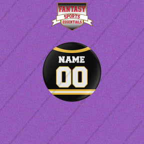 Boston Bruins Personalized Current Home Jersey Buttons