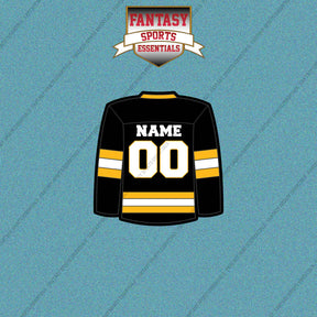 Boston Bruins Personalized Current Home Jersey Car Decals