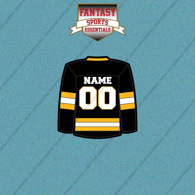 Boston Bruins Personalized Current Home Jersey Car Decals