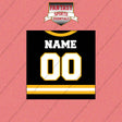 Boston Bruins Personalized Current Home Jersey Wall Art Prints