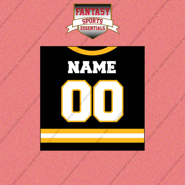 Boston Bruins Personalized Current Home Jersey Wall Art Prints