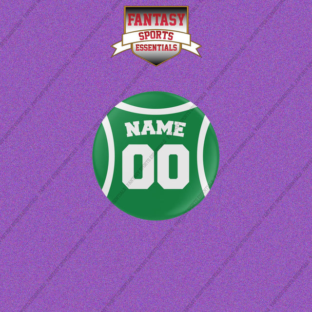 Boston Celtics Personalized Current Home Jersey Buttons
