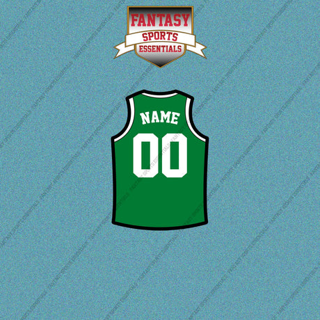 Boston Celtics Personalized Current Home Jersey Car Decals