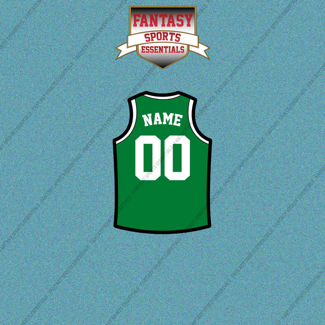Boston Celtics Personalized Current Home Jersey Car Decals