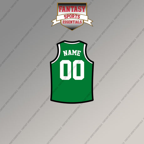 Boston Celtics Personalized Current Home Jersey Magnets