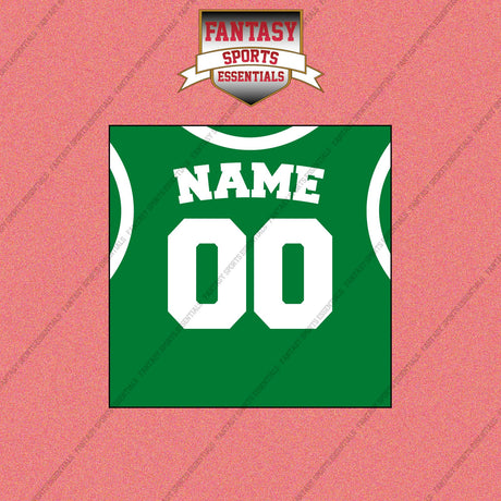 Boston Celtics Personalized Current Home Jersey Wall Art Prints