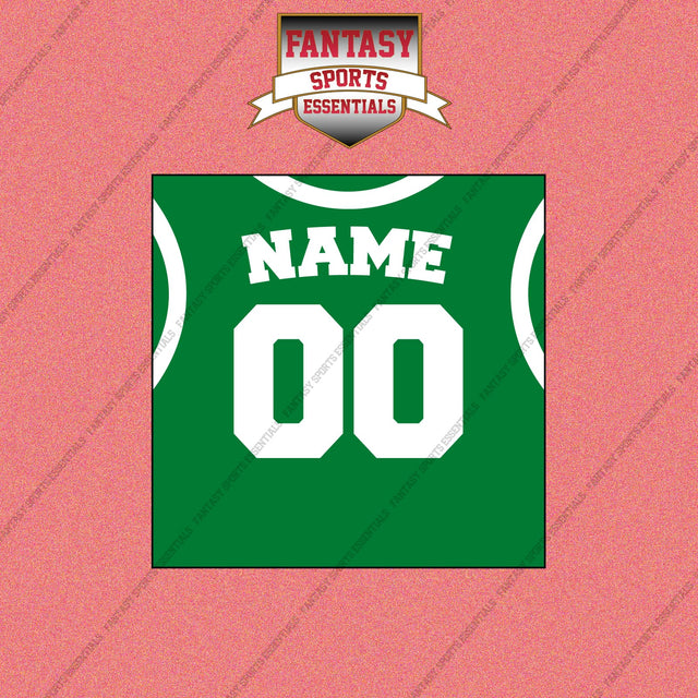 Boston Celtics Personalized Current Home Jersey Wall Art Prints