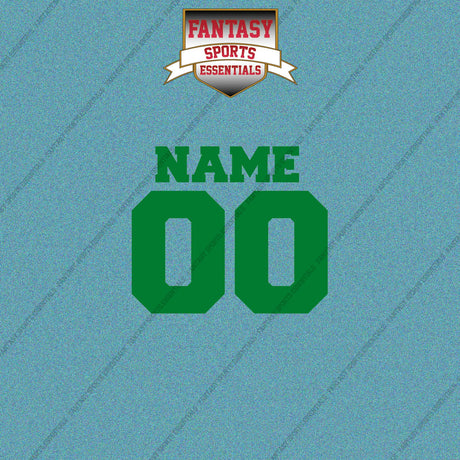 Boston Celtics Personalized Current Name and Number Car Decals