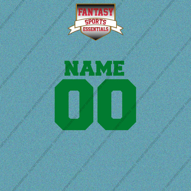 Boston Celtics Personalized Current Name and Number Car Decals