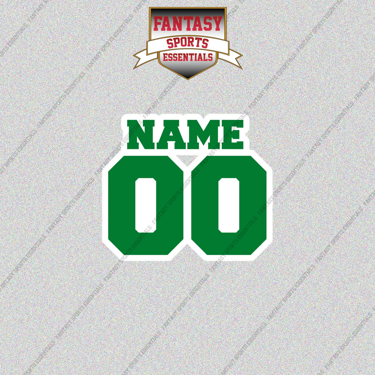 Boston Celtics Personalized Current Name and Number Glossy Stickers