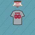 Boston Red Sox Personalized Current Away Jersey Car Decals