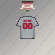 Boston Red Sox Personalized Current Away Jersey Magnets