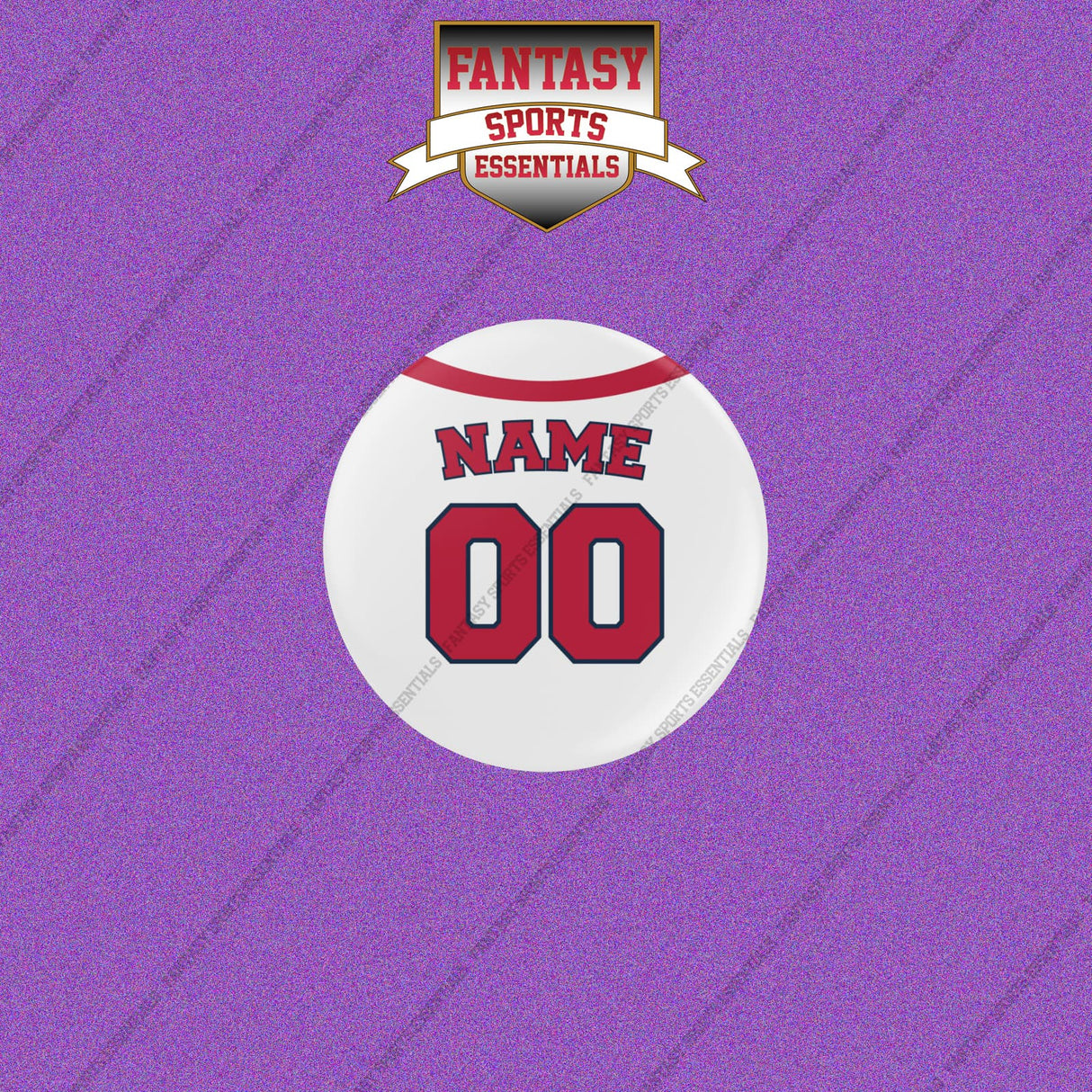 Boston Red Sox Personalized Current Home Jersey Buttons