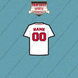 Boston Red Sox Personalized Current Home Jersey Car Decals