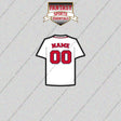 Boston Red Sox Personalized Current Home Jersey Glossy Stickers
