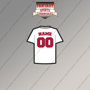Boston Red Sox Personalized Current Home Jersey Magnets