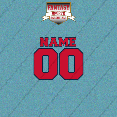 Boston Red Sox Personalized Current Name and Number Car Decals