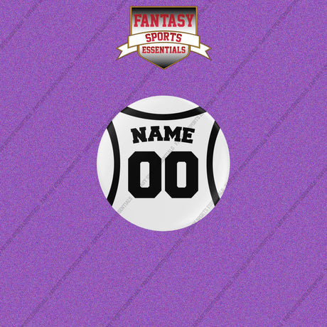 Brooklyn Nets Personalized Current Away Jersey Buttons