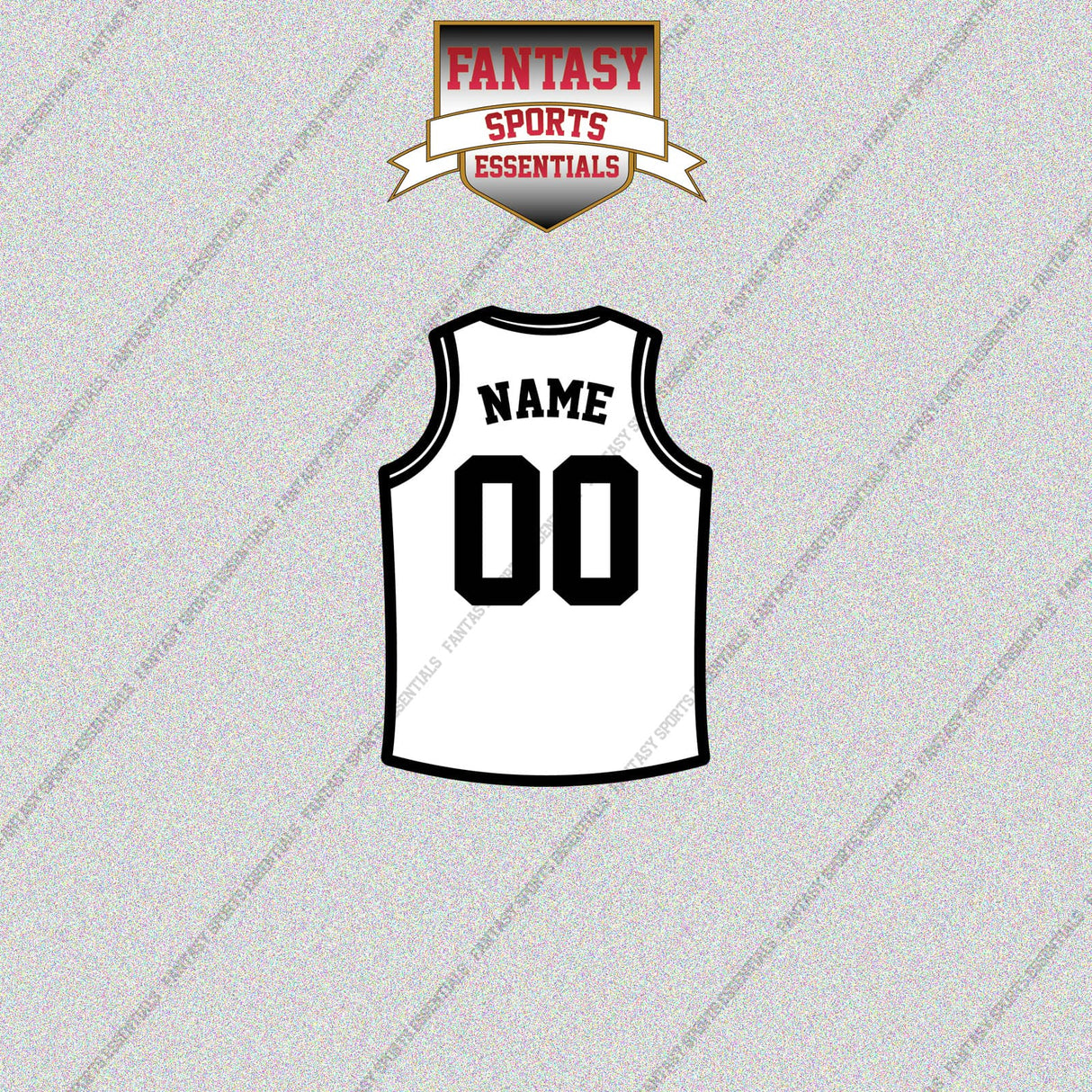 Brooklyn Nets Personalized Current Away Jersey Glossy Stickers