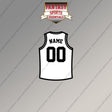 Brooklyn Nets Personalized Current Away Jersey Magnets