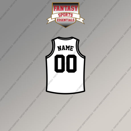 Brooklyn Nets Personalized Current Away Jersey Magnets