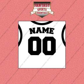 Brooklyn Nets Personalized Current Away Jersey Wall Art Prints