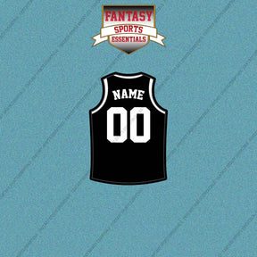Brooklyn Nets Personalized Current Home Jersey Car Decals