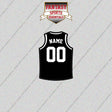 Brooklyn Nets Personalized Current Home Jersey Glossy Stickers
