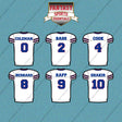 Buffalo Bills 2025 Away Jersey Car Decals (Choose Your Player) Page 1