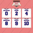 Buffalo Bills 2025 Away Jersey Wall Art Prints (Choose Your Player) Page 1