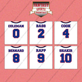 Buffalo Bills 2025 Away Jersey Wall Art Prints (Choose Your Player) Page 1