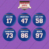 Buffalo Bills 2025 Home Jersey Button Pins (Choose Your Player) Page 2