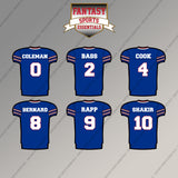 Buffalo Bills 2025 Home Jersey Magnets (Choose Your Player) Page 1