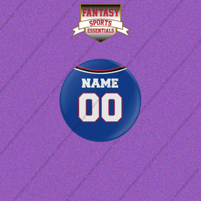 Buffalo Bills Personalized Current Home Jersey Buttons