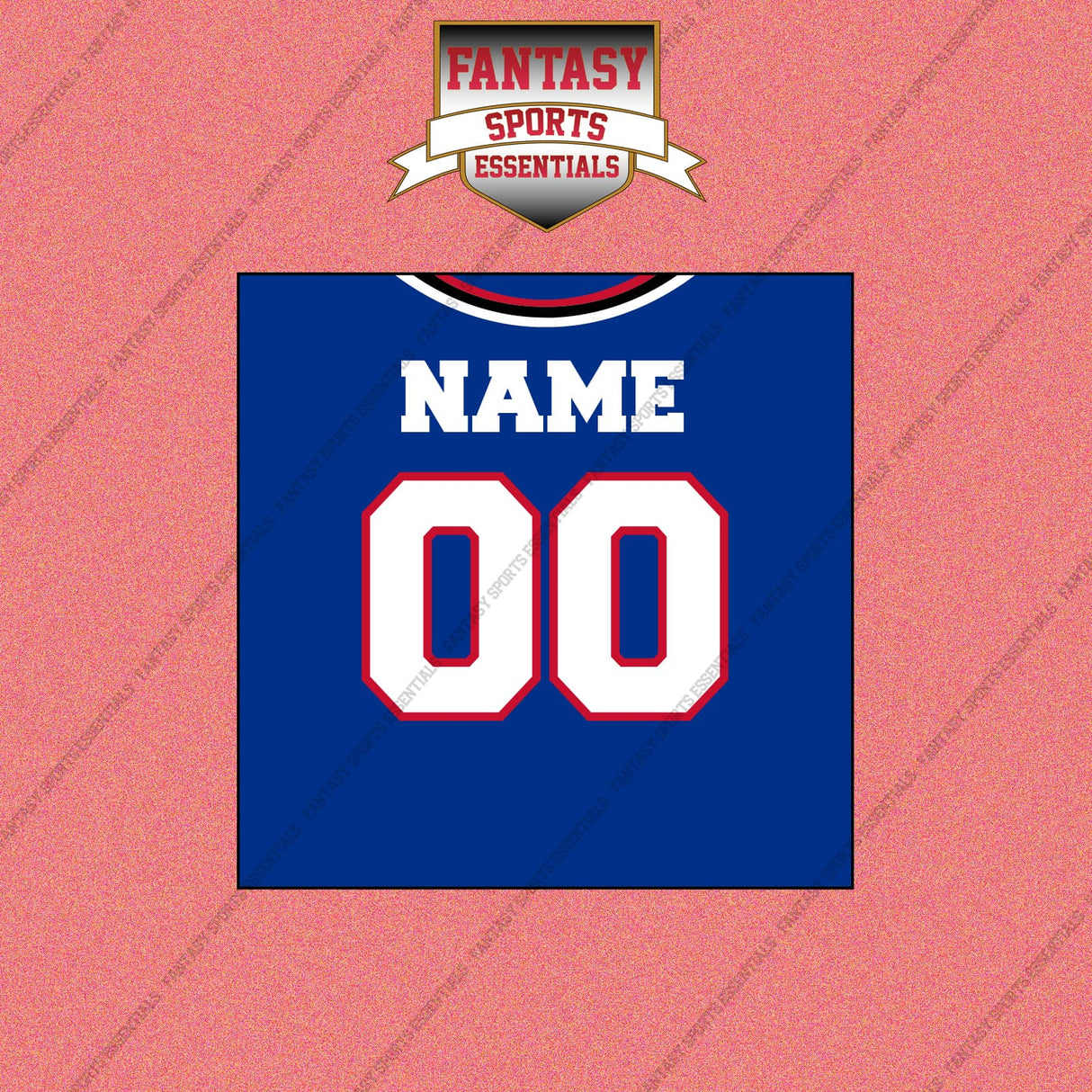 Buffalo Bills Personalized Current Home Jersey Wall Art Prints