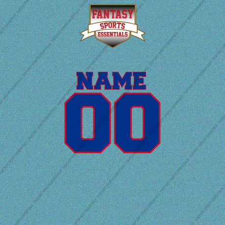 Buffalo Bills Personalized Current Name and Number Car Decals