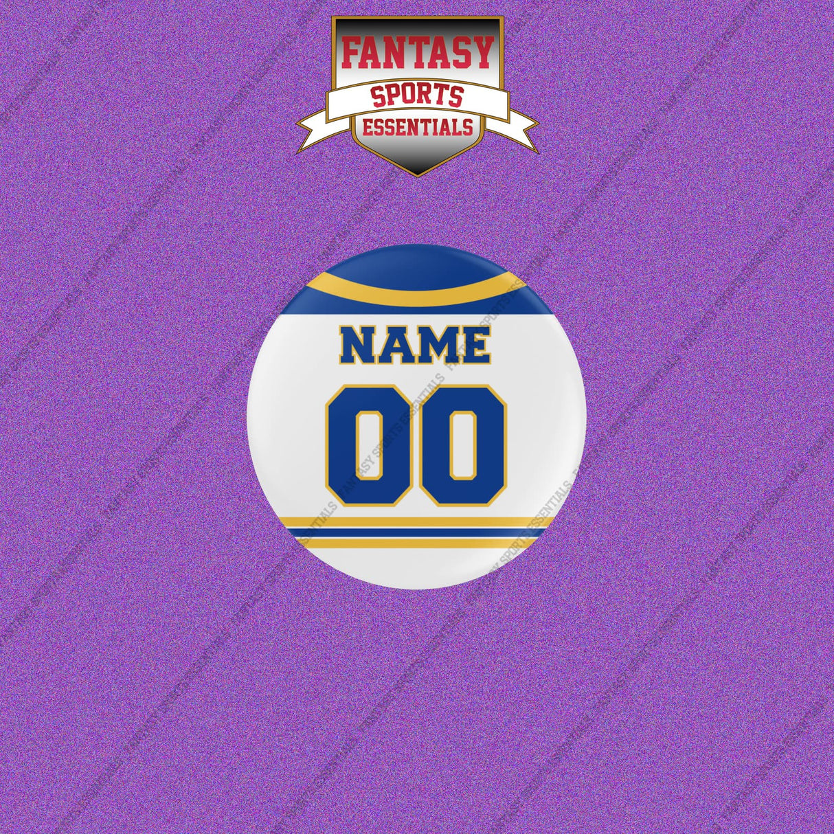 Buffalo Sabres Personalized Current Away Jersey Buttons