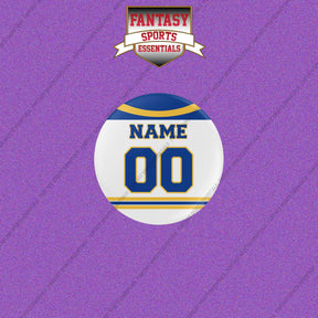 Buffalo Sabres Personalized Current Away Jersey Buttons