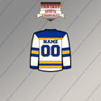 Buffalo Sabres Personalized Current Away Jersey Magnets