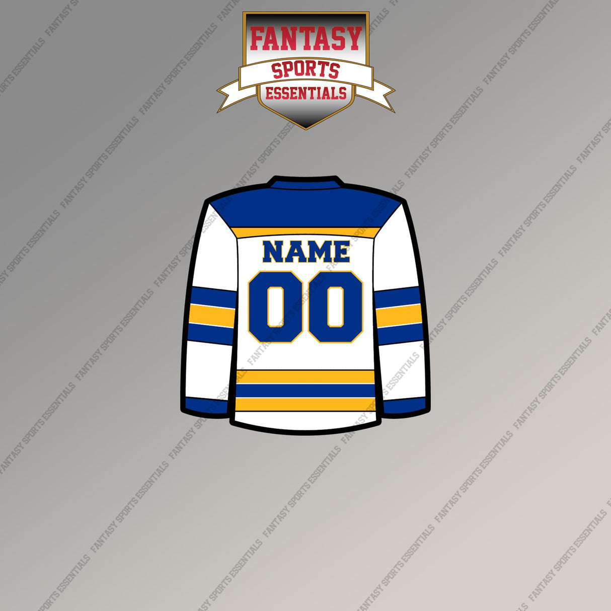 Buffalo Sabres Personalized Current Away Jersey Magnets