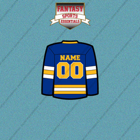 Buffalo Sabres Personalized Current Home Jersey Car Decals